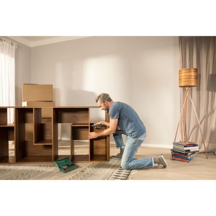 BOSCH PushDrive Cordless Screwdriver - Lithium Ion Battery