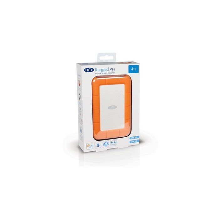 LACIE - External Hard Drive - LaCie Rugged Mini - 2TB - USB3.0 (LAC9000298)
