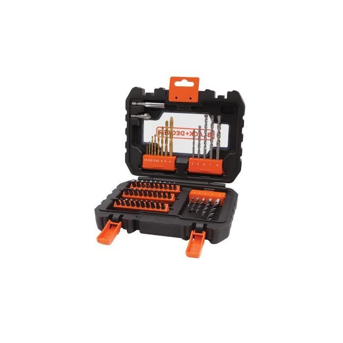 BLACK & DECKER Box 50 accessories drilling screw A7232