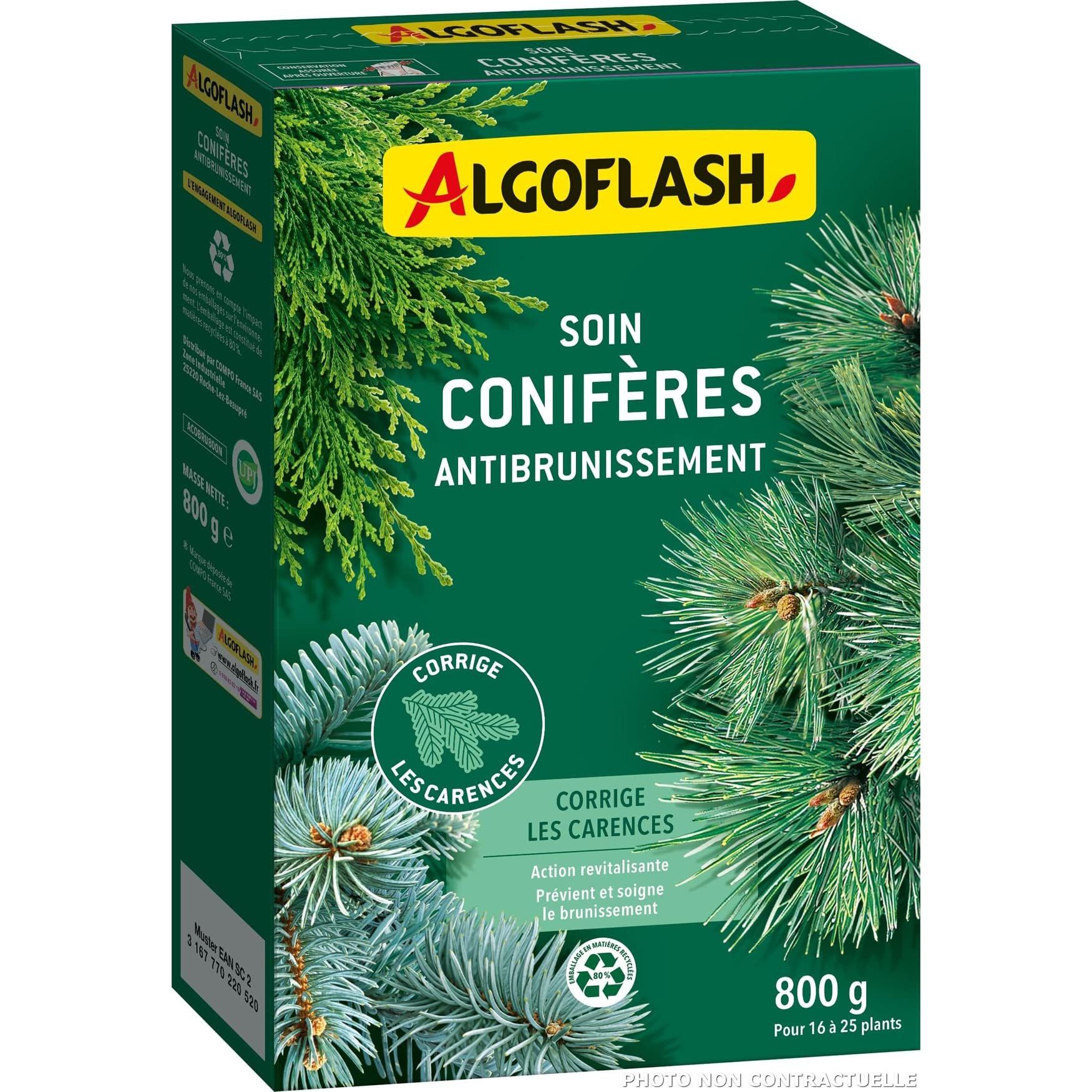 Anti -Brunion Conifers treatment - Algoflash Naturasol Naturasol - 800g