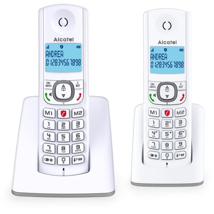 Alcatel F530 duo gray without answering machine