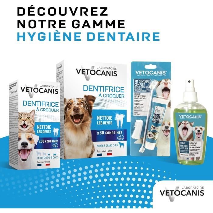 VETOCANIS PLAK FIGHTER TOOTHPASTE WITH CROQ 30COMP