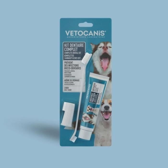VETOCANIS DENTAL HYGIENE KIT DOG PLAK FIGHTER