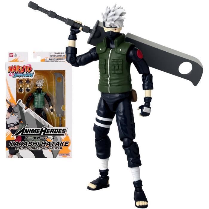 Anime Heroes figure - Bandai - Naruto Shippuden - Kakashi Hatake (Fourth Great Ninja War) - 17 cm