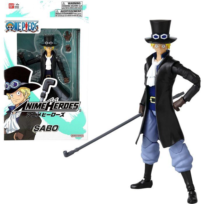 Anime Heroes figure - BANDAI - One Piece Sabo 17 cm - 16 points of articulation
