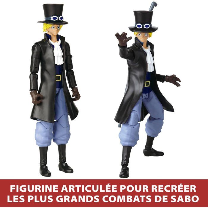 Anime Heroes figure - BANDAI - One Piece Sabo 17 cm - 16 points of articulation