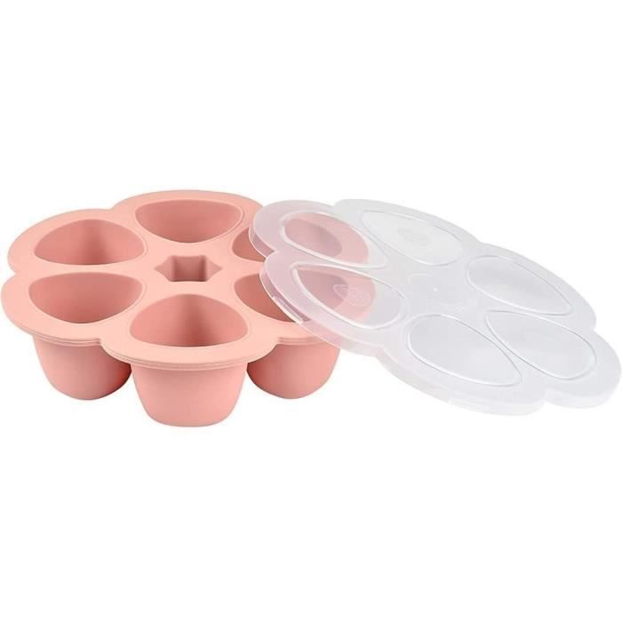 BEABA Multiportions silicone 6x90 ml pink