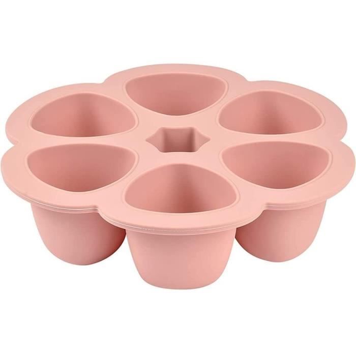 BEABA Multiportions silicone 6x90 ml pink