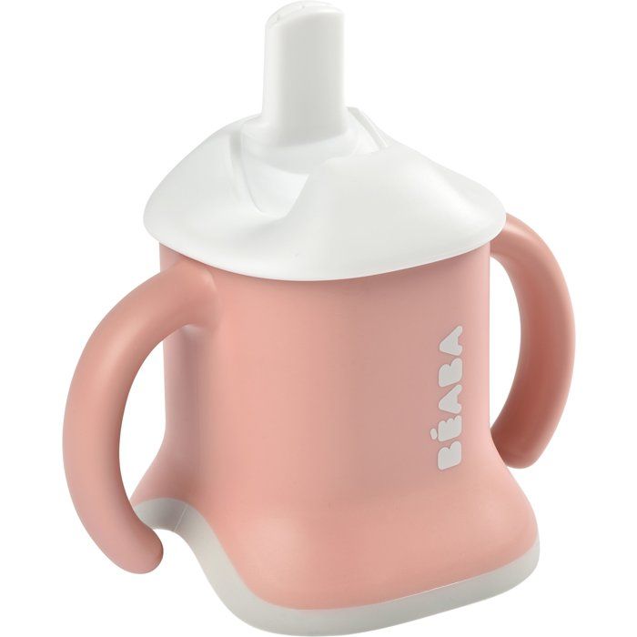 BEABA evoluclip 3 in 1 old pink mug