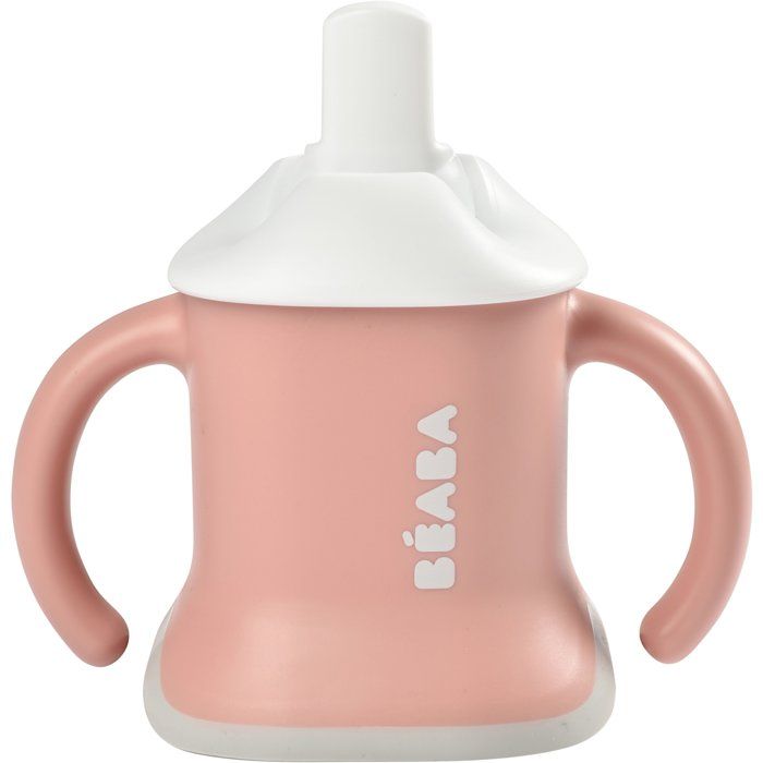 BEABA evoluclip 3 in 1 old pink mug