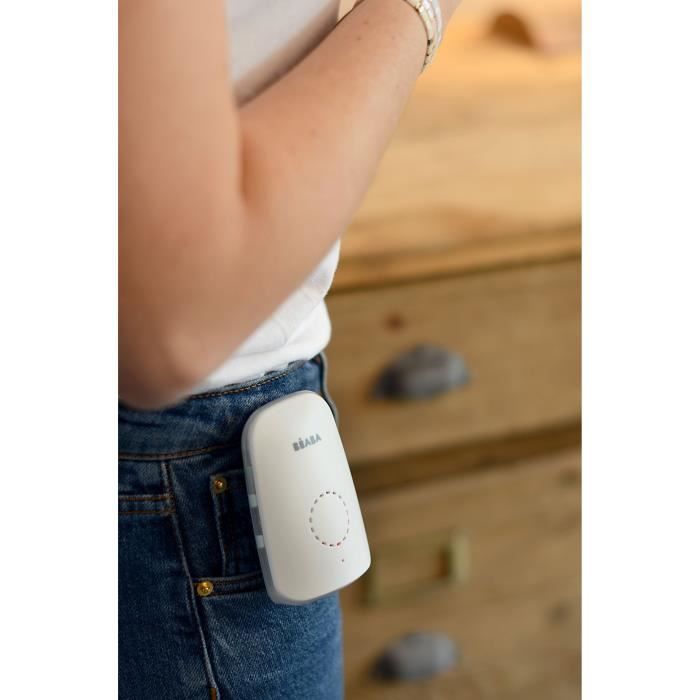 Béaba Babyphone / Baby Monitor SIMPLY ZEN, Walkie-Talkie, 0 Waves Function, Night Mode with Night Light, Range 300M, Autonomy 15H, Simpl