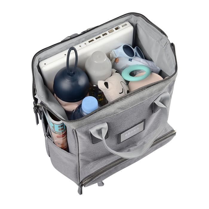 BEABA Wellington bag - heather gray