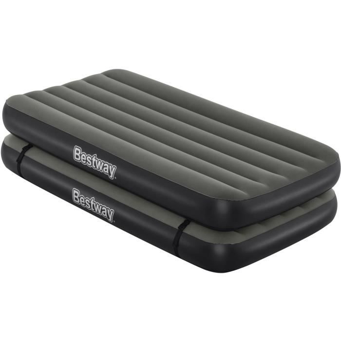 3 in 1 bed - BESTWAY - Airbed Tritech Connect and Rest - Twin beds, raised bed, king size bed - 188 x 99 x 25 cm - 150 kg max