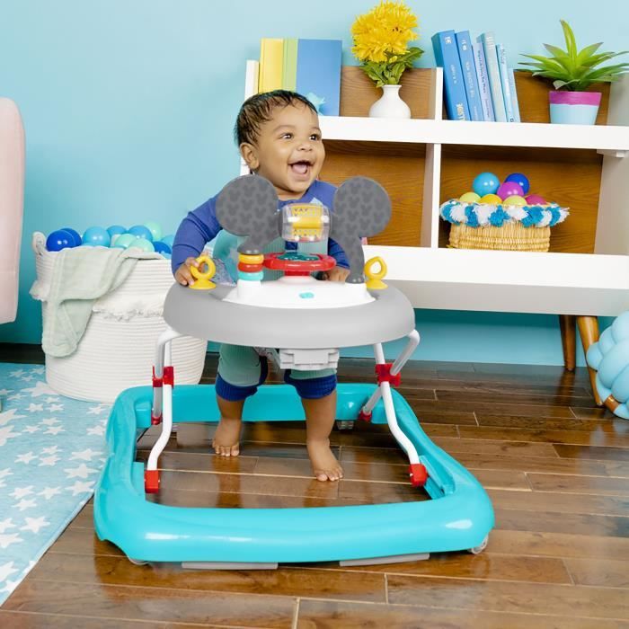 Bright Starts Trotteur Bébé Disney Baby Mickey - Bright and musical - 61 x 69 x 63 cm - Multicolor - of 6 months