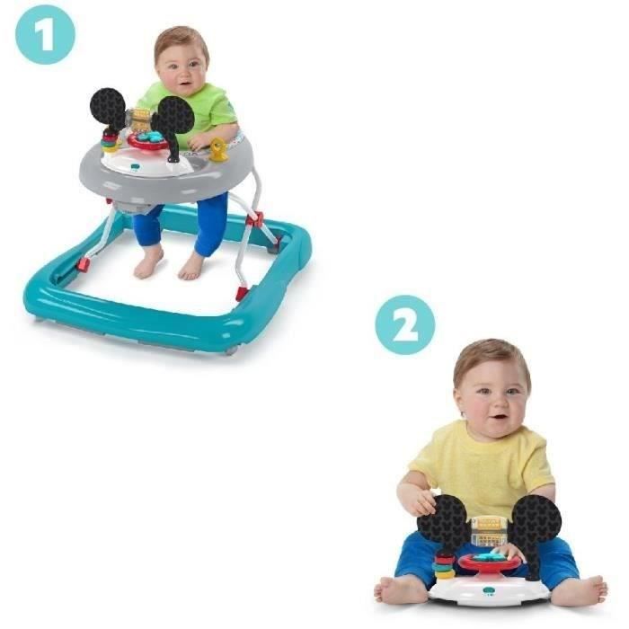 Bright Starts Trotteur Bébé Disney Baby Mickey - Bright and musical - 61 x 69 x 63 cm - Multicolor - of 6 months