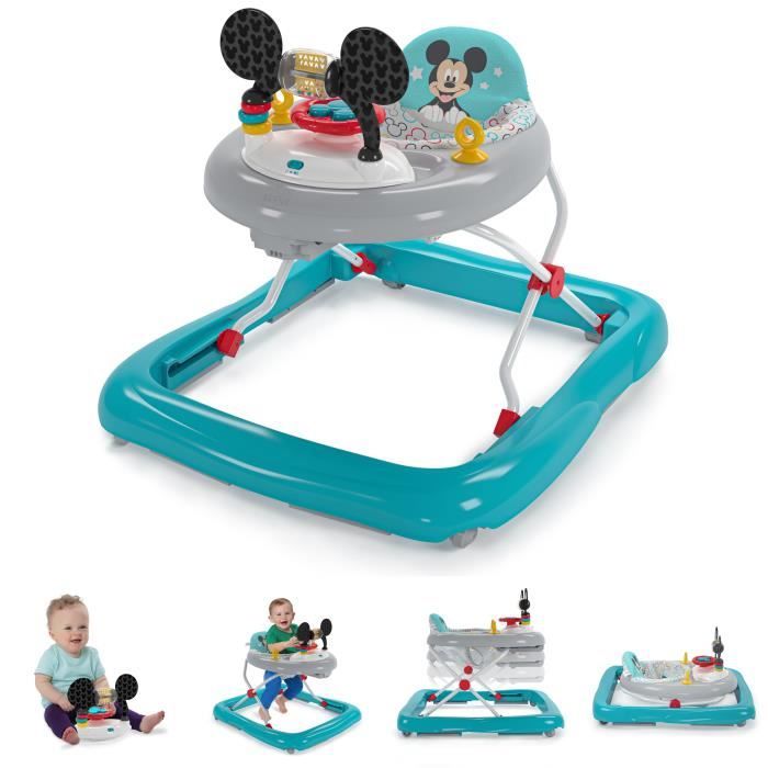 Bright Starts Trotteur Bébé Disney Baby Mickey - Bright and musical - 61 x 69 x 63 cm - Multicolor - of 6 months