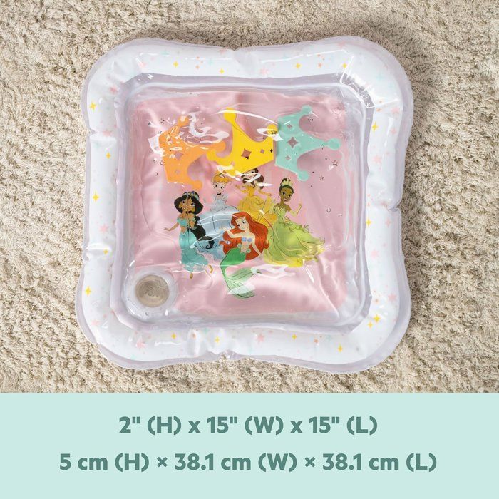 Baby water mat - DISNEY BABY - PRINCESSES - Sensory and educational game - Inflatable - From birth - Easy to clean