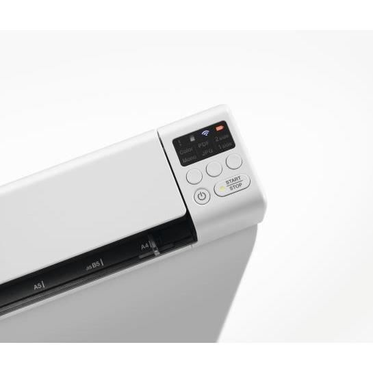 BROTHER DS-940 Mobile Scanner - A4 - Duplex - WiFi - Integrated Battery - 15 ppm - Color - Black / White - Scan to USB