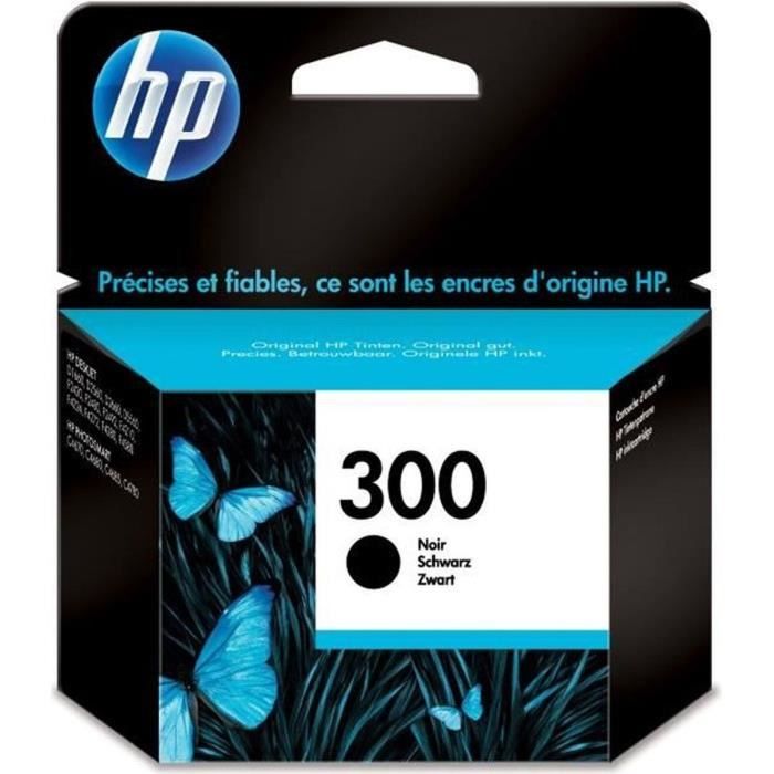 HP 300 Genuine Black Ink Cartridge for HP DeskJet F4580 and HP Photosmart C4680 / C4795 (CC640EE)