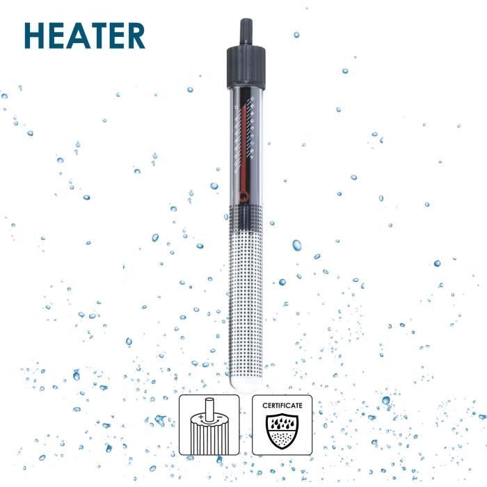 Aquarium 60 - CIANO - 58 L + Filter + LED + Heater + Consumables - White