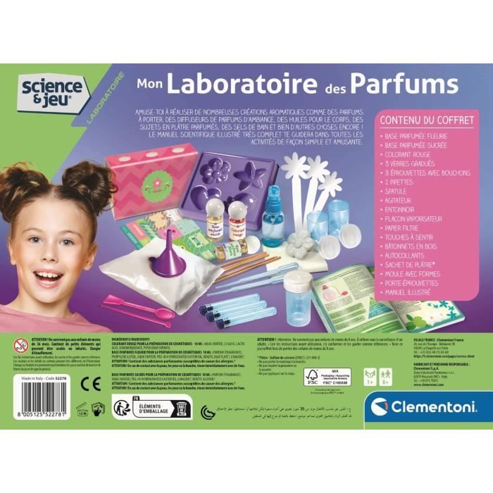 CLEMENTONI Science & Game - My fragrance laboratory - Scientific game