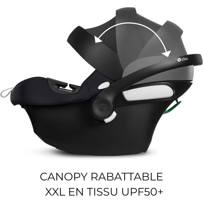 Aton B2 i-Size car seat + Base One - 0-24 months - Volcano Black CYBEX