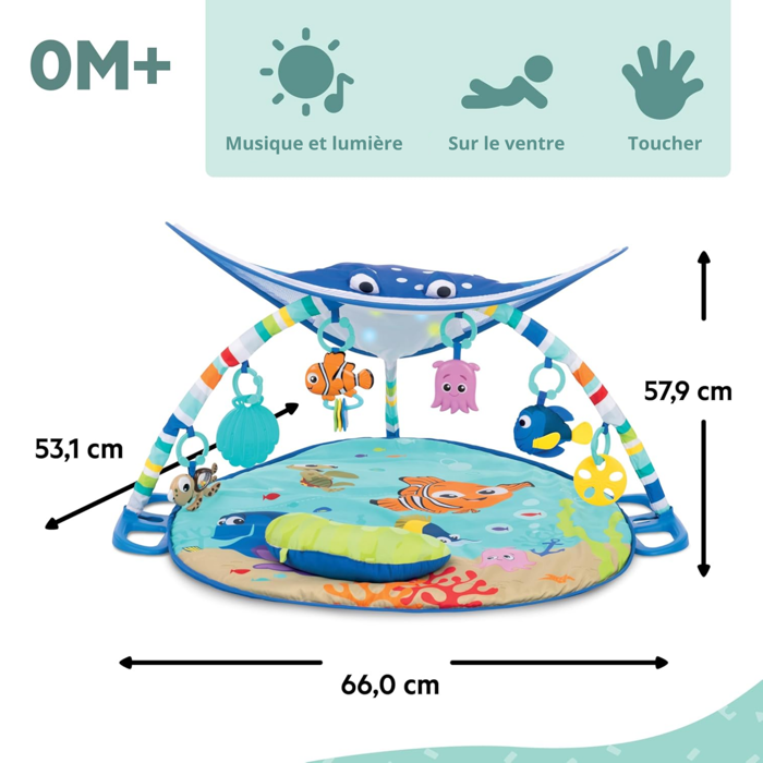 DISNEY BABY Nemo Awakening mat with light Mr. Ray Ocean 
