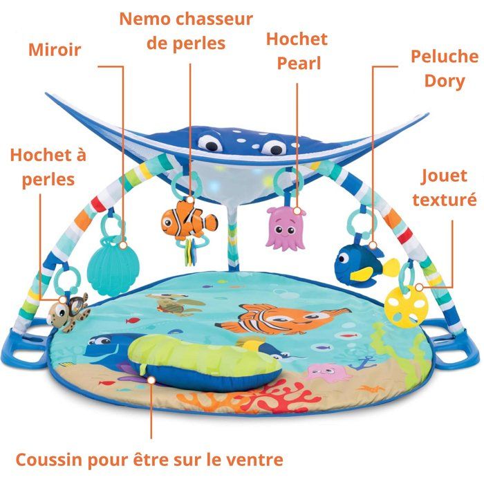 DISNEY BABY Nemo Awakening mat with light Mr. Ray Ocean 