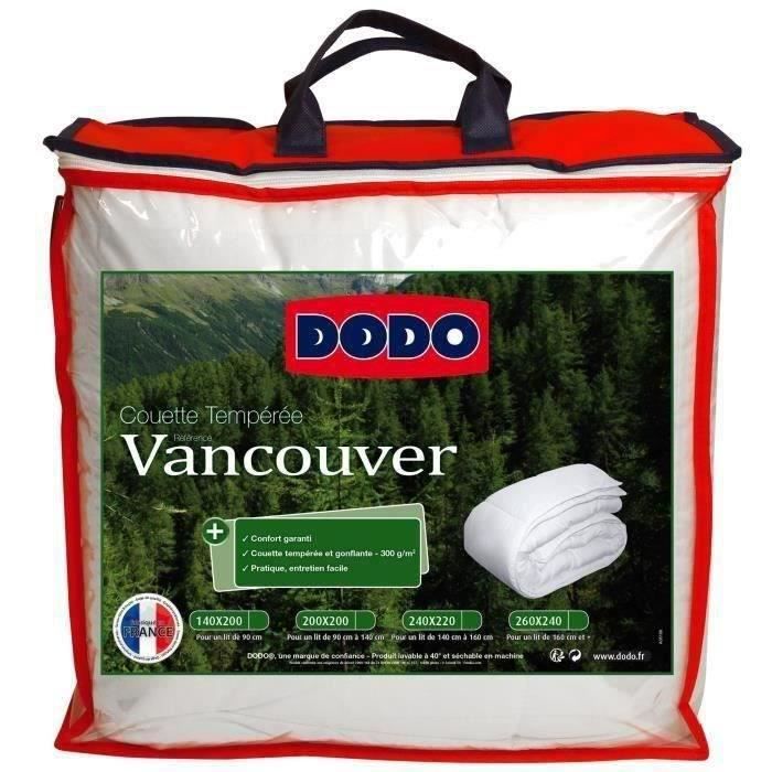 DODO Vancouver Tempered Comforter - 200 x 200 cm - White