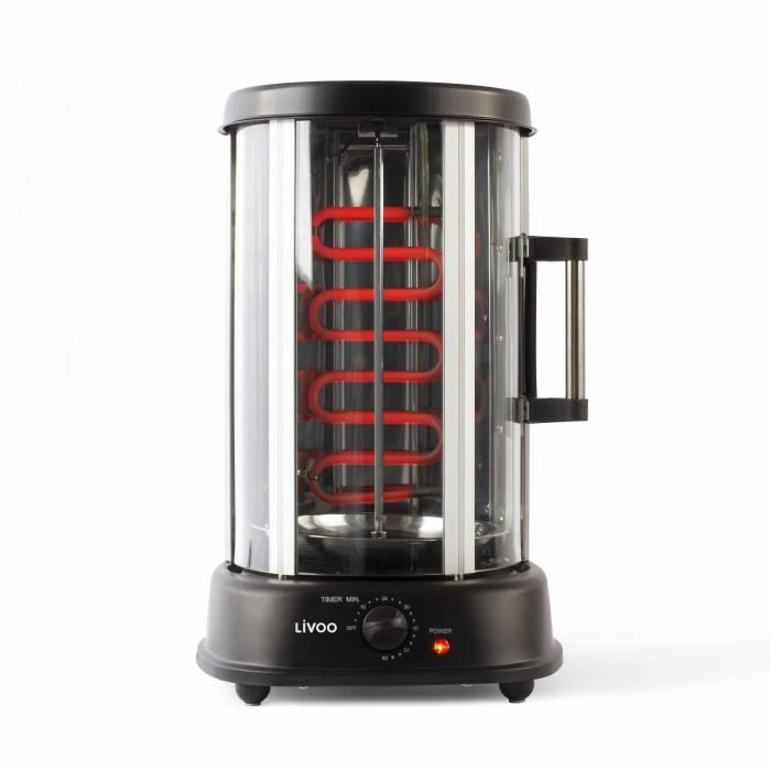LIVOO DOM323 Rotissoire - Black