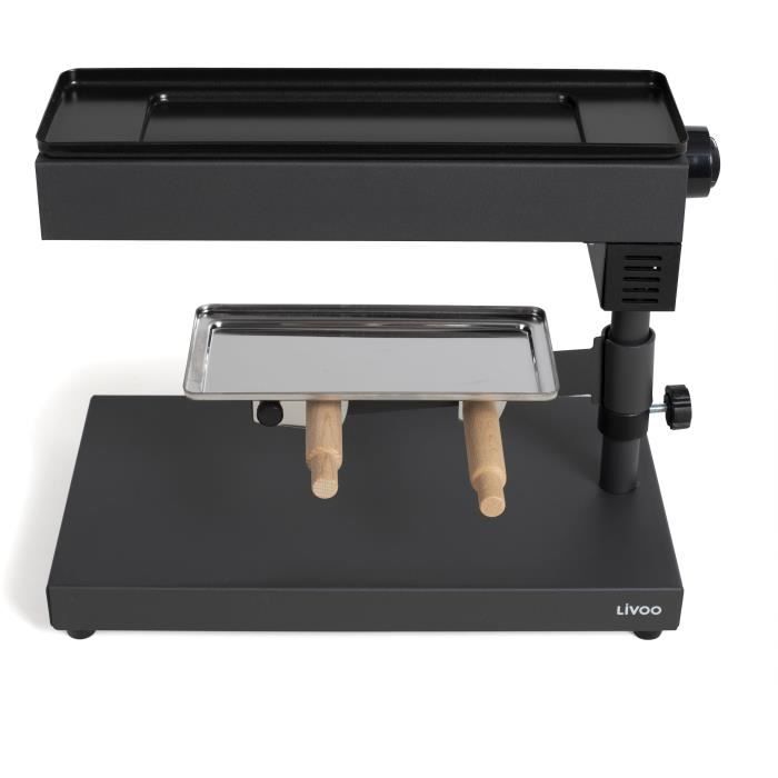 LIVOO DOC159 Traditional raclette appliance - Black