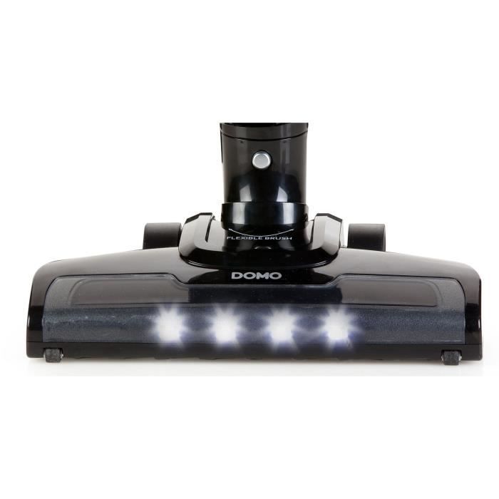 DOMO Cordless vacuum cleaner DO221SV - Cyclonic system - Li-Ion battery 29 V - Autonomy 50 min - Black