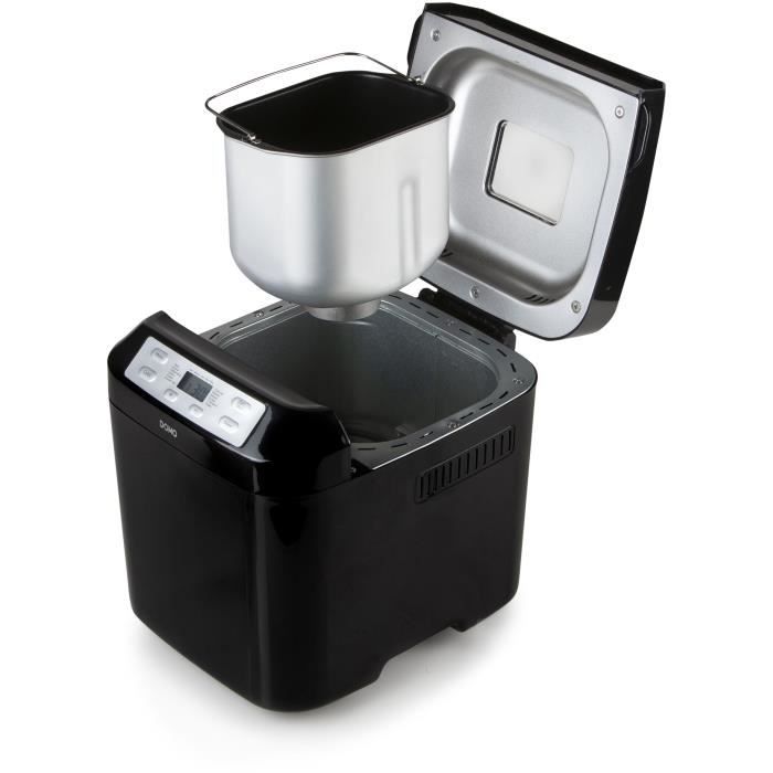 DOMO - Automatic bread maker - B3974 - 12 programs - Timer programmable up to 13 hours - Black