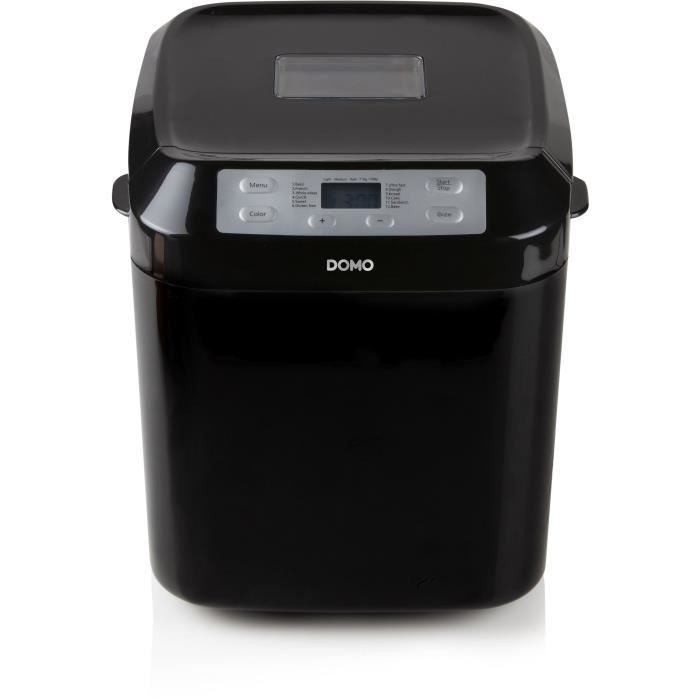 DOMO - Automatic bread maker - B3974 - 12 programs - Timer programmable up to 13 hours - Black