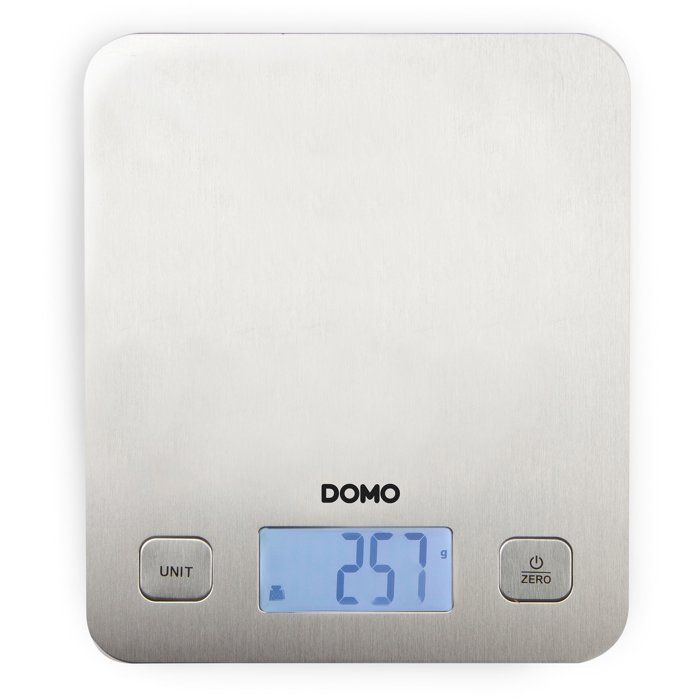 DOMO DO9239W - Electronic culinary scale - Tare - Auto stop - Up to 1 gram - Stainless steel weighing pan