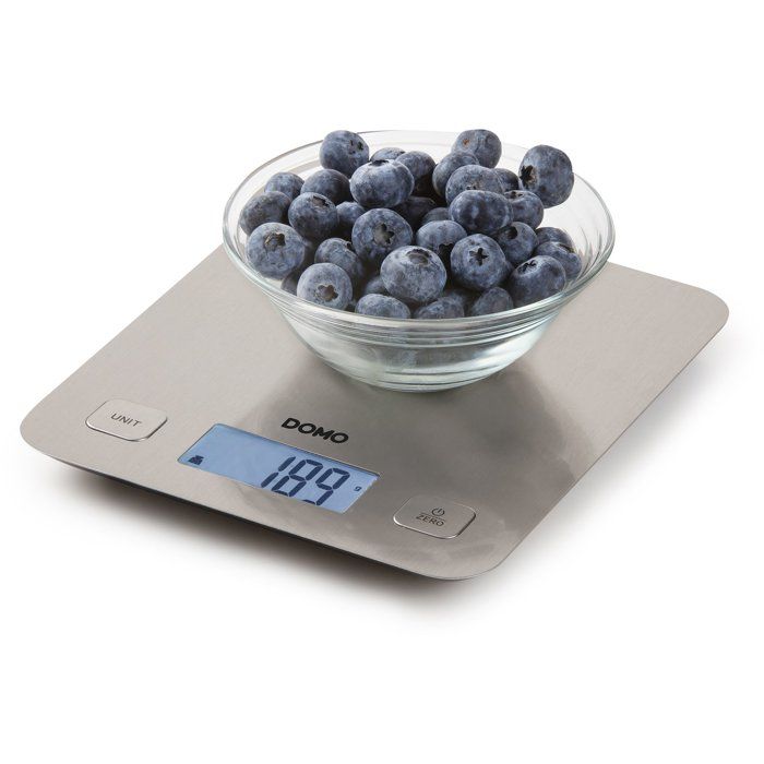 DOMO DO9239W - Electronic culinary scale - Tare - Auto stop - Up to 1 gram - Stainless steel weighing pan