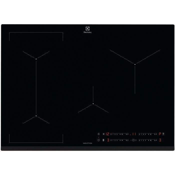 ELECTROLUX EIV734 - Induction hob - 4 cooking zones - 7350 W - 15 power positions - Black
