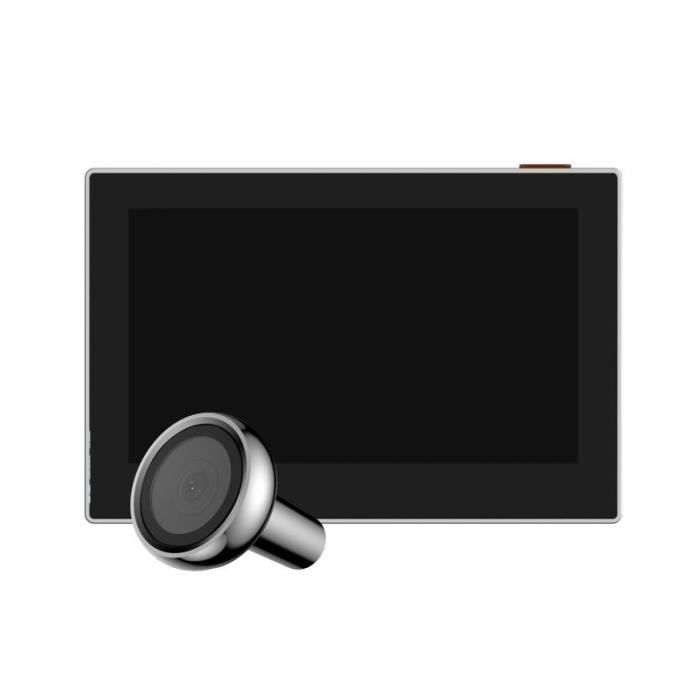 Connected peephole - EZVIZ - HP2 - 1080p - 2200mAh battery - 146° viewing angle - 4.3 inch screen