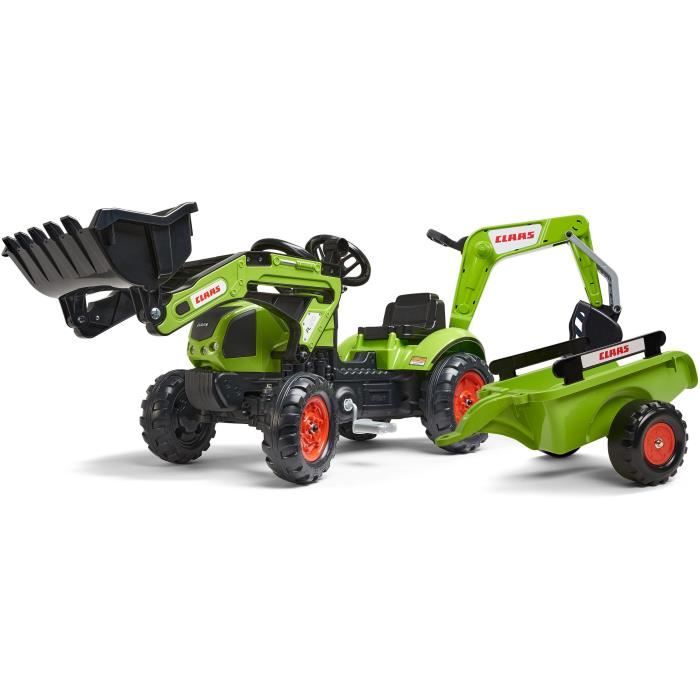 CLAAS Arion 410 Pedal Loader with Excavator