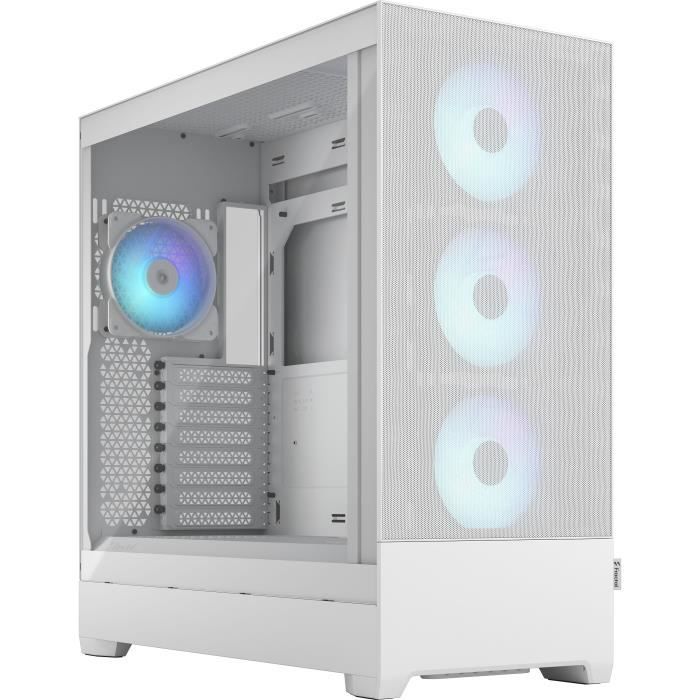 PC case - FRACTAL DESIGN - Pop XL Air RGB White TG - White (FD-C-POR1X-01)