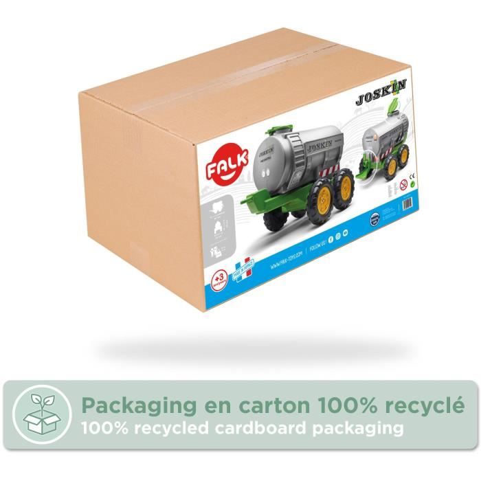 Joskin 30 liter tank trailer with tap and spreader