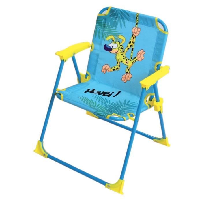 MARSUPILAMI Garden furniture for children including 1 table, 2 folding chairs and 1 parasol