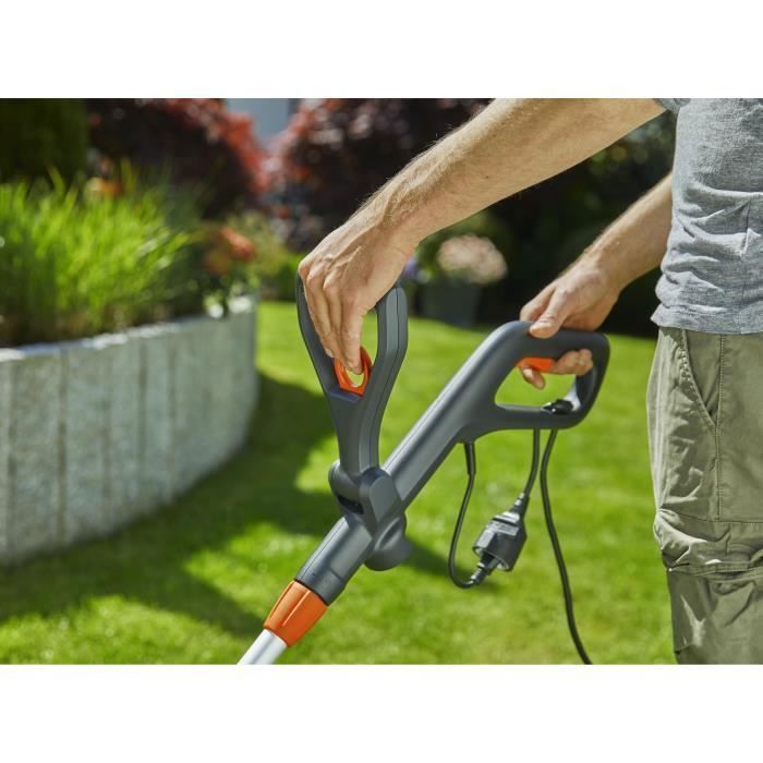 GARDENA EasyCut 450/25 String Trimmer - 450W - Ø25cm - RotorCut Line - Tilting Telescopic Handle - Protective Stirrup - (9870-20)