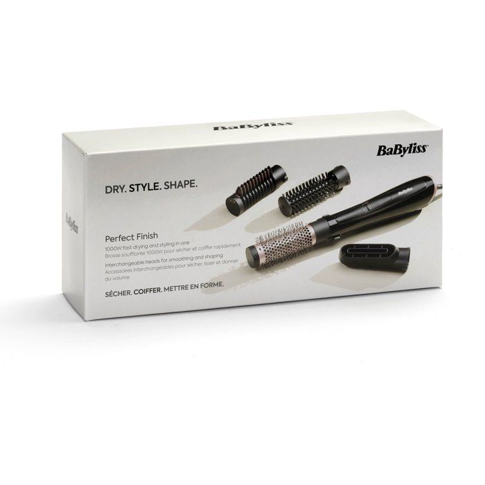 BABYLISS PERFECT FINISH AS126E - Blower brush 1000W - 2 temperatures + Fresh air - Ionic function - Brush volume 38mm