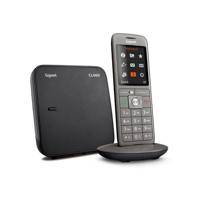 GIGASET Landline Telephone CL 660 A Anthracite