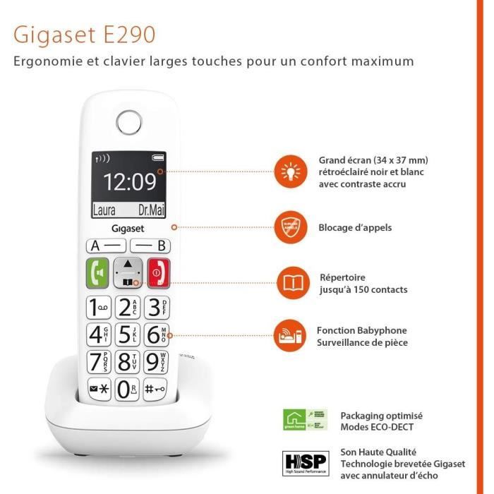 GIGASET E290 Duo WHITE
