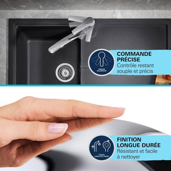 GROHE Kitchen faucet faucet Get - Without hand shower - Chrome