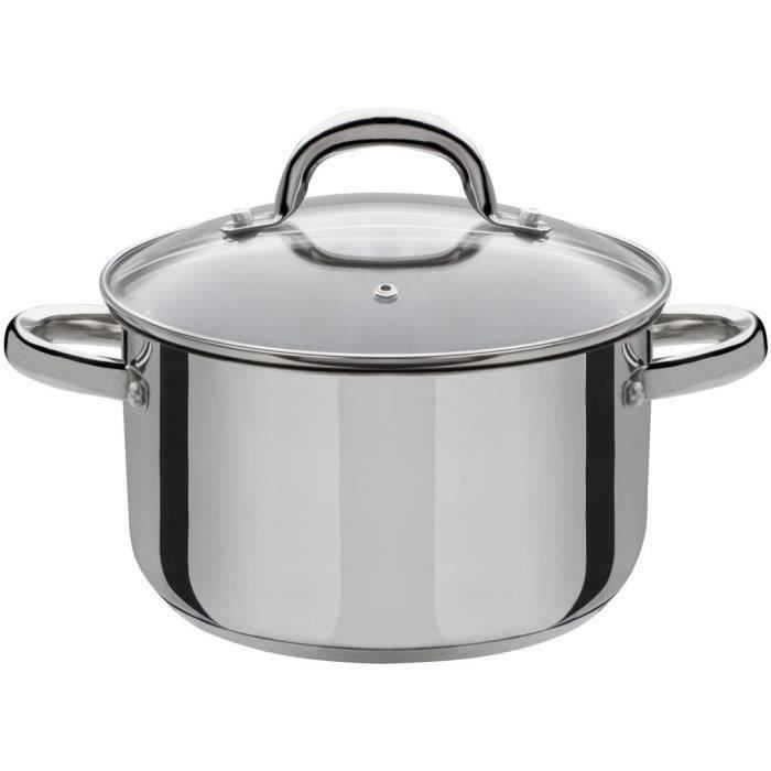GSW Montreal - Stainless Steel Cookware Set 10 Pieces - All heat sources including induction