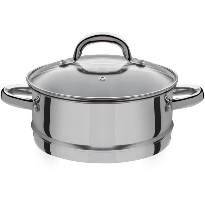 GSW Montreal - Stainless Steel Cookware Set 10 Pieces - All heat sources including induction