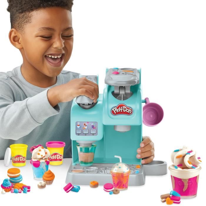 Play-Doh, My super coffee, 20 accessories and 8 pots of modeling clay, from 3 years old
